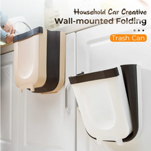 Load image into Gallery viewer, Household Car Creative Wall-mounted Folding Trash Can