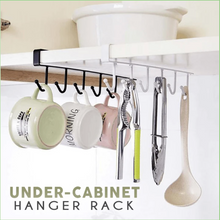 Load image into Gallery viewer, Under-Cabinet Hanger Rack (6 Hooks)