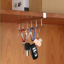 Load image into Gallery viewer, Under-Cabinet Hanger Rack (6 Hooks)