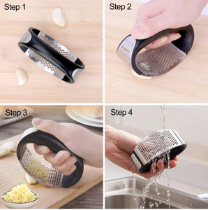 Stainless Steel Garlic Press