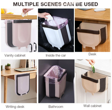 Load image into Gallery viewer, Household Car Creative Wall-mounted Folding Trash Can
