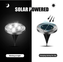 Load image into Gallery viewer, Solar Powered Floor Path LED Light
